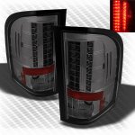 2009 Chevy Silverado 2500HD Smoked LED Tail Lights