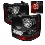 Land Rover Range Rover Sport 2006-2009 Black LED Tail Lights