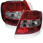 1998 Audi A4 Red and Clear LED Tail Lights