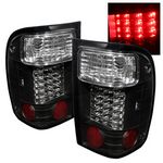 1994 Ford Ranger Black LED Tail Lights