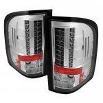 2010 Chevy Silverado Clear LED Tail Lights