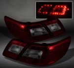 2007 Toyota Camry Red and Smoked LED Tail Lights