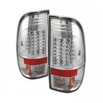 2004 Ford F550 Super Duty Clear LED Tail Lights