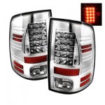 2012 Dodge Ram 3500 Chrome LED Tail Lights