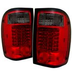 Ford Ranger 2001-2005 Red and Smoked LED Tail Lights
