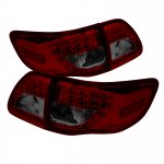 2011 Toyota Corolla Red and Smoked LED Tail Lights