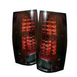 2010 Chevy Tahoe Red and Smoked LED Tail Lights