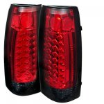 2000 Cadillac Escalade Red and Smoked LED Tail Lights