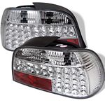 2001 BMW E38 7 Series Clear LED Tail Lights