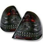 2000 Mercedes Benz C Class Smoked LED Tail Lights