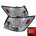 2011 Honda Accord Sedan Clear LED Tail Lights