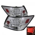 2009 Honda Accord Sedan Clear LED Tail Lights