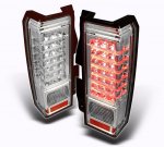 Hummer H3 2006-2009 Clear LED Tail Lights