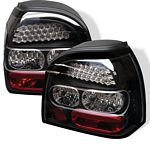 1997 VW Golf Black LED Tail Lights