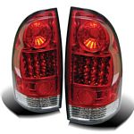 2005 Toyota Tacoma Red and Clear LED Tail Lights
