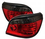 BMW 5 Series E60 2004-2007 Red and Smoked LED Tail Lights