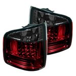 1996 Chevy S10 Red and Smoked LED Tail Lights