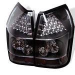 Dodge Magnum 2005-2008 Black LED Tail Lights