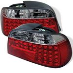 2001 BMW E38 7 Series Red and Clear LED Tail Lights