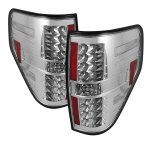 2013 Ford F150 Clear LED Tail Lights