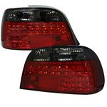 1998 BMW E38 7 Series Red and Smoked LED Tail Lights