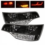 2009 Audi Q7 Black LED Tail Lights