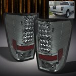 2008 Nissan Titan Smoked Philips Lumileds LED Tail Lights