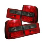 1989 BMW E34 5 Series Red and Smoked LED Tail Lights