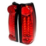 1996 Chevy Suburban Red LED Tail Lights