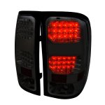 2008 GMC Sierra 2500HD Black Smoked LED Tail Lights