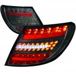 2011 Mercedes Benz C Class Sedan Smoked LED Tail Lights