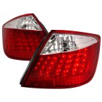 2007 Scion tC Red and Clear LED Tail Lights