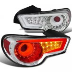 2013 Scion FRS LED Tail Lights Chrome