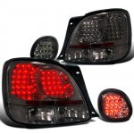 1998 Lexus GS400 Smoked LED Tail Lights with Trunk Lights