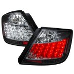 2006 Scion tC Black LED Tail Lights