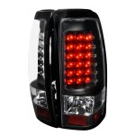 2000 GMC Sierra Black LED Tail Lights