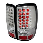 GMC Yukon Denali 2001-2006 Clear LED Tail Lights