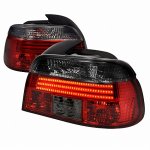 BMW 5 Series 1997-2000 LED Tail Lights Red and Smoked