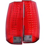 2011 Chevy Tahoe Red and Smoked LED Tail Lights