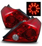 2010 Nissan Altima Coupe LED Tail Lights Red and Clear