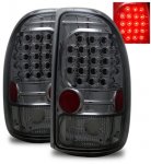 2003 Dodge Dakota Smoked LED Tail Lights