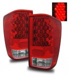 2006 Nissan Titan LED Tail Lights Red and Clear