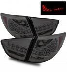 Hyundai Tucson 2010-2012 LED Tail Lights Smoked