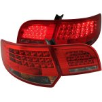 2007 Audi A3 Red and Clear LED Tail Lights