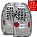 1999 Dodge Dakota Clear LED Tail Lights