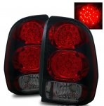 2005 Chevy TrailBlazer Red and Smoked LED Tail Lights