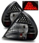 1998 Mitsubishi Mirage Black LED Tail Lights