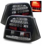 1999 VW Golf LED Tail Lights Black