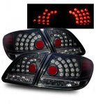 Lexus ES300 2002-2004 Black LED Tail Lights