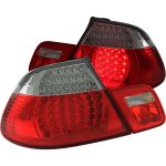 2000 BMW 3 Series Convertible Red and Clear LED Tail Lights